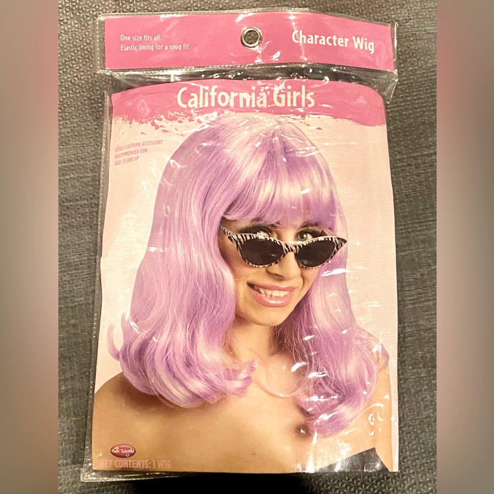 California girl hair costume wig
